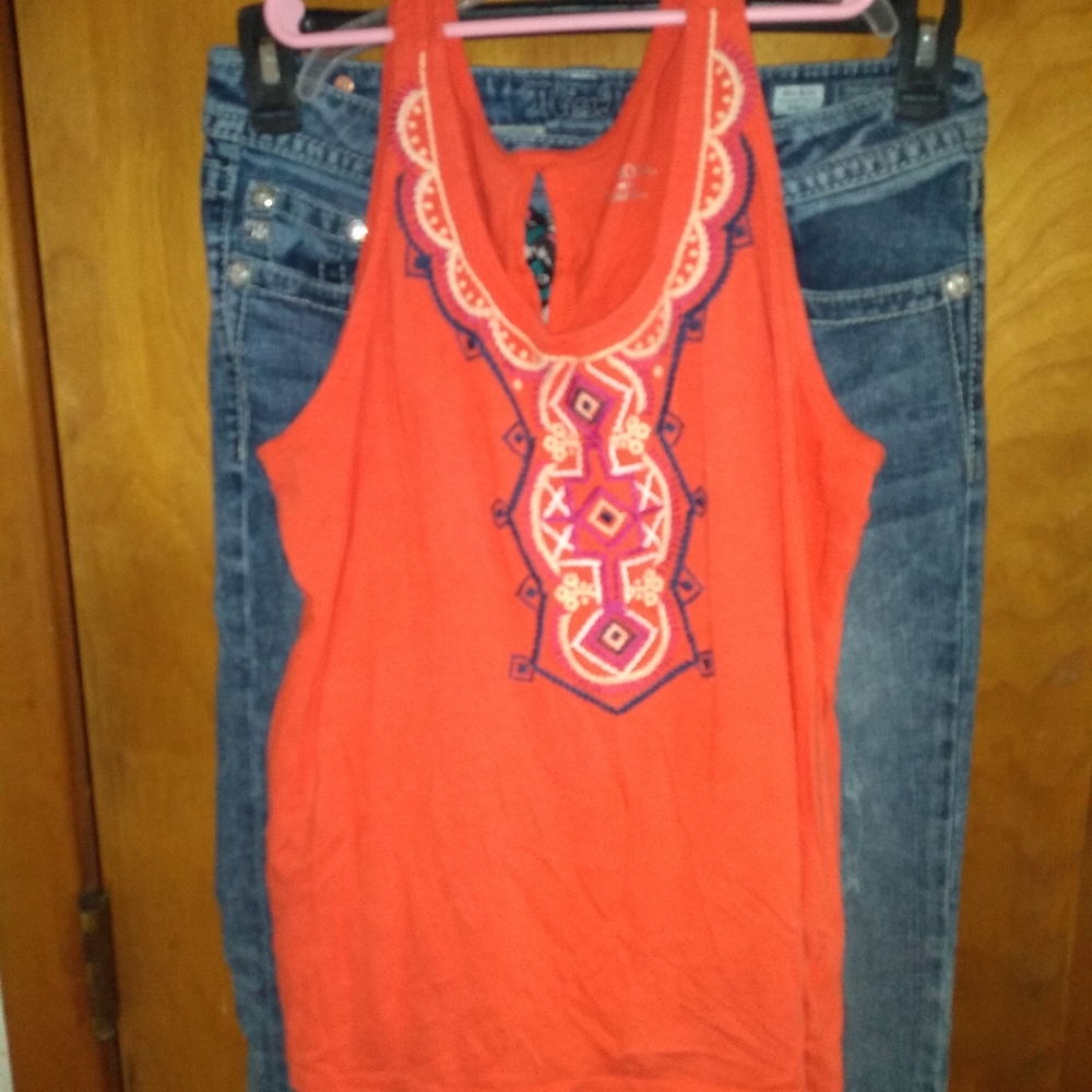 Orange tank